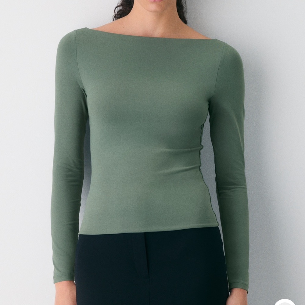 NWT Aritzia Boatneck Longsleeve